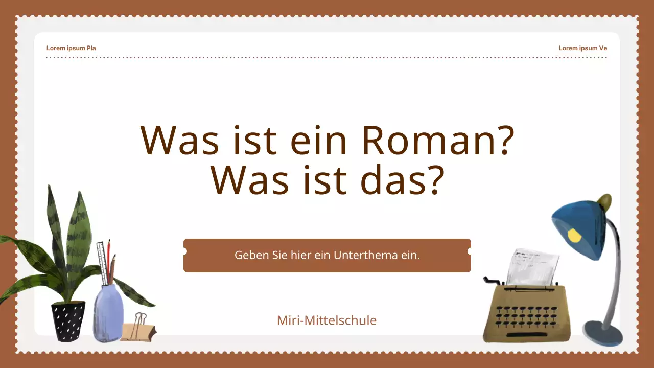 Brown Vintage Simple Stamps National Language Teaching Resources