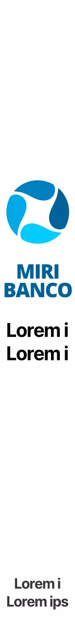 Para promoción bancaria con un sencillo logotipo bancario azul-negro y datos bancarios