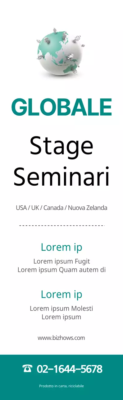 Stile pulito in menta scura e nero Informazioni sui seminari Intuition