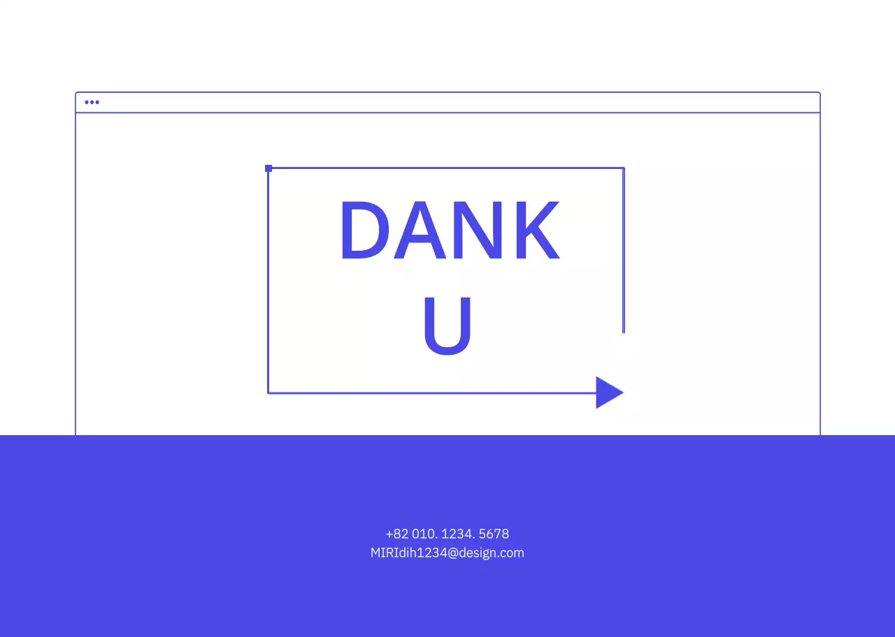 Eenvoudig bedrijf in blauw en wit