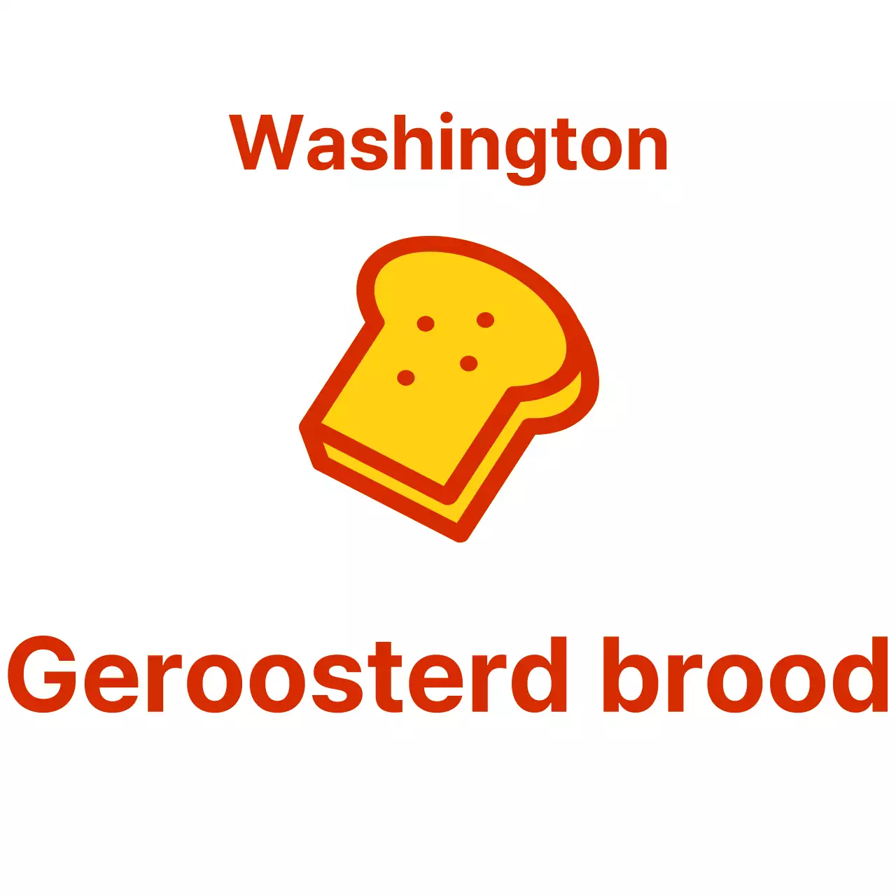 Ontwerp een schort met een logo van een toastwinkel met een illustratie van gele toast