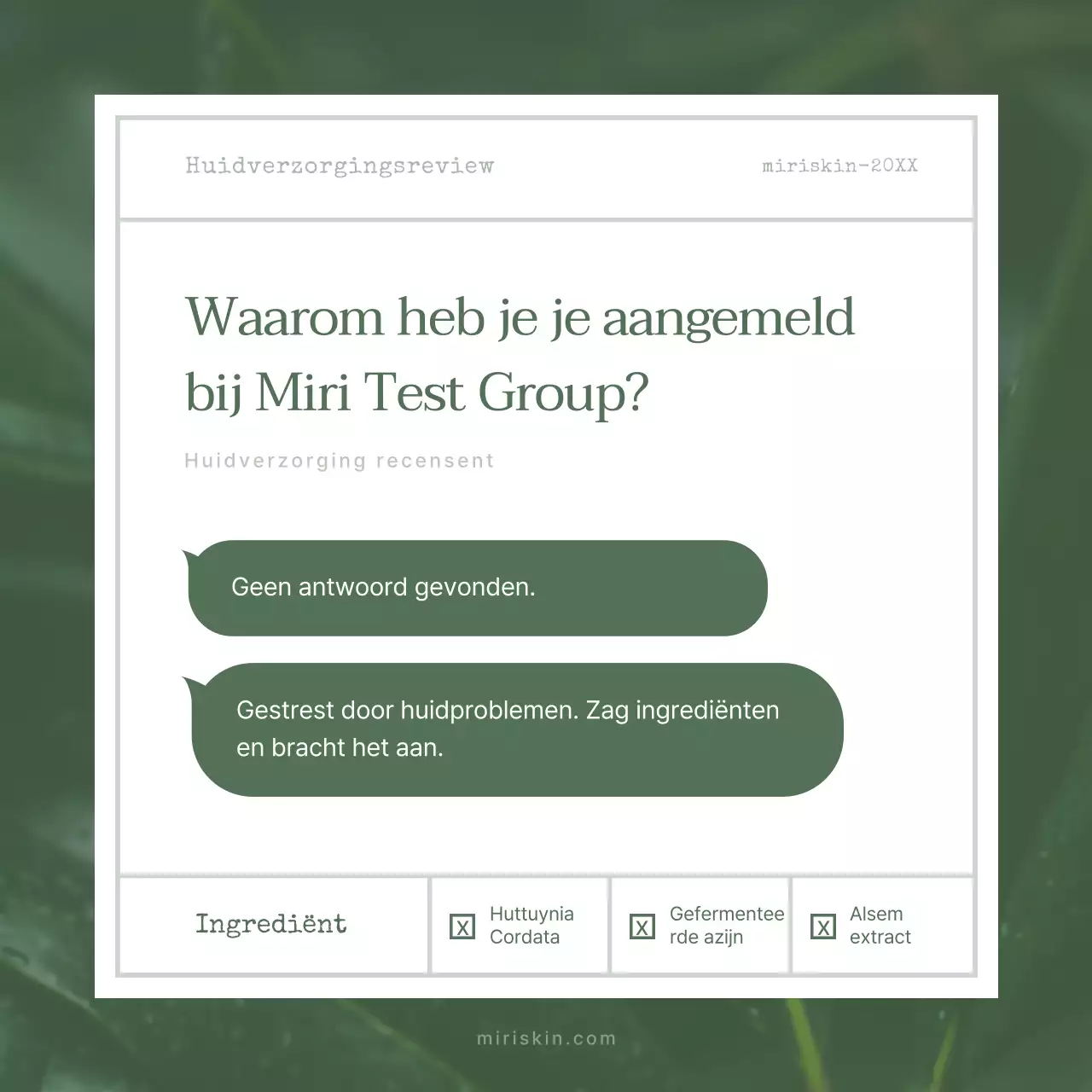 Green's Biologische Cosmetica Review