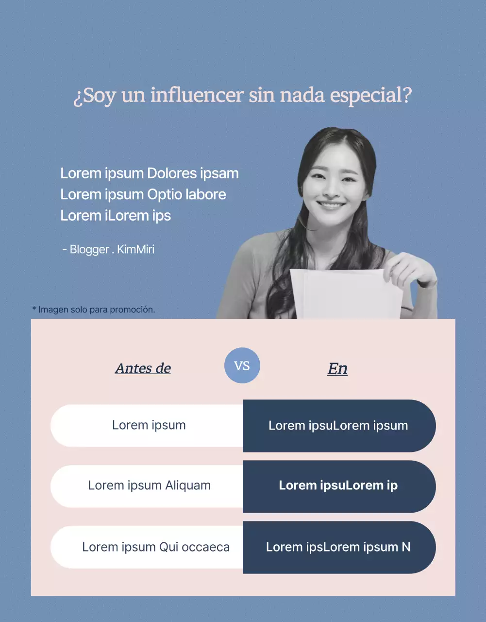 Venta de ebooks en azul y rosa