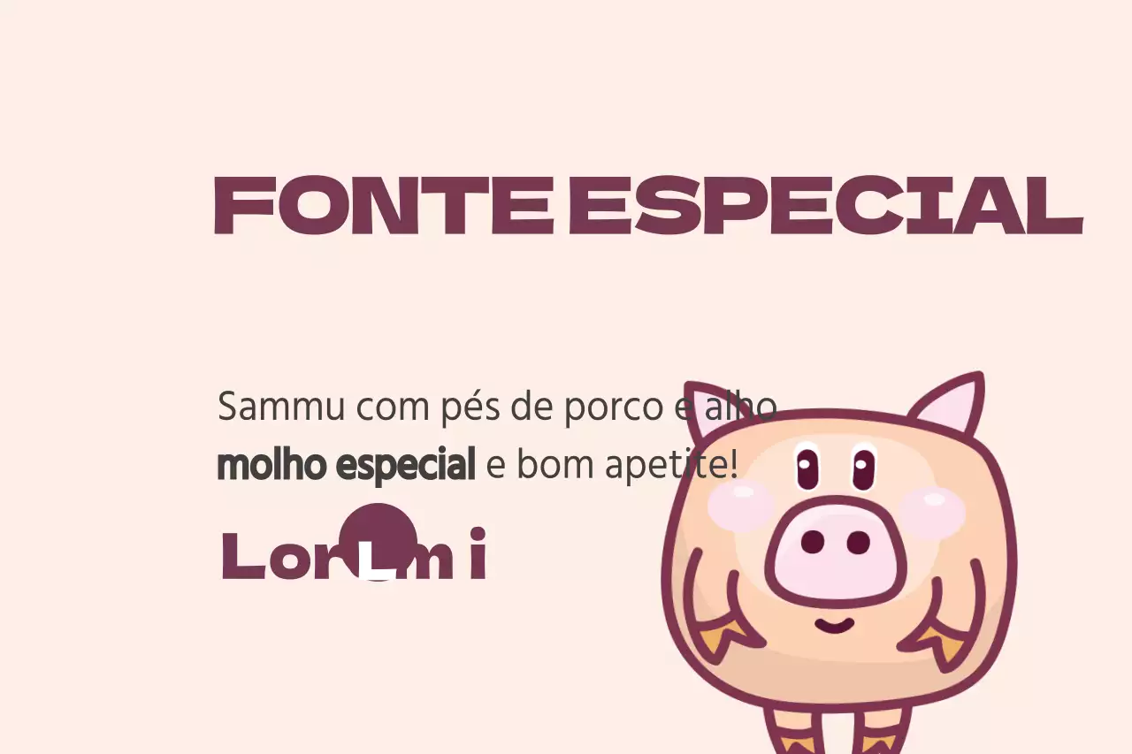 Fontes especiais