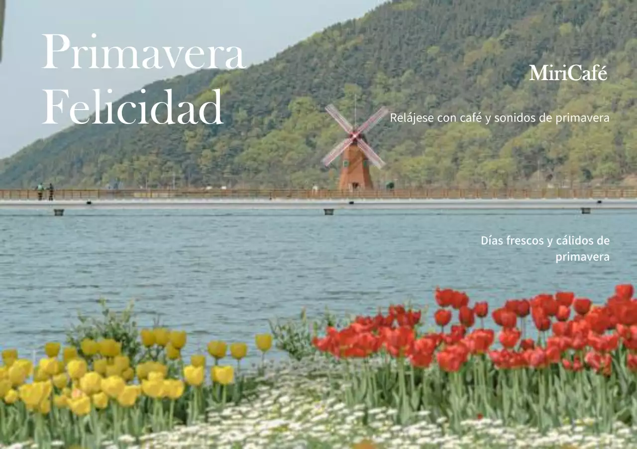 Diseño emocional de fondo cálido con un concepto primaveral