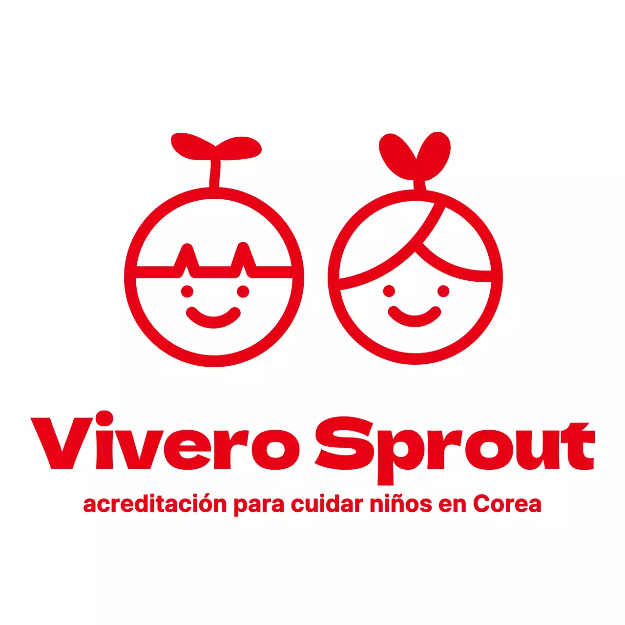 Simple y limpio niño ilustración logotipo estilo guardería