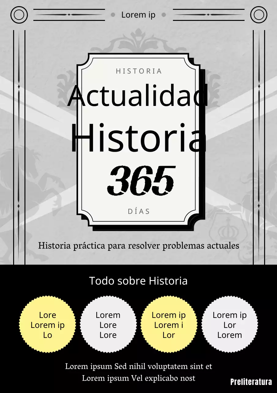 Portada de libro de historia medieval en blanco y negro