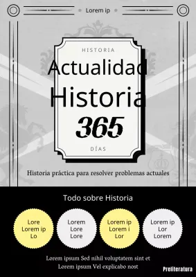 Portada de libro de historia medieval en blanco y negro