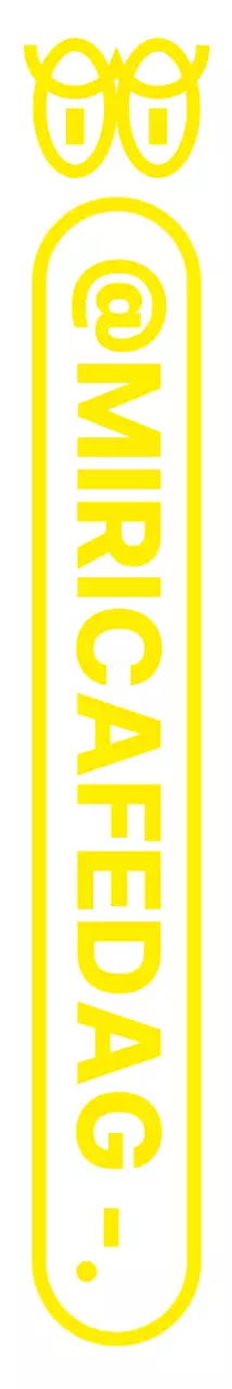 Schattige en schone stuiterende oogillustratie in geel met tekstcombinatie Style Cafe