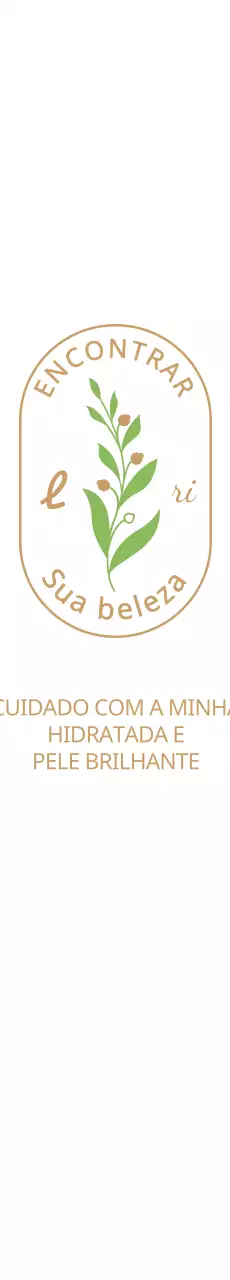 Um estilo de logótipo de ambiente simples e emocional em castanho e verde para promover e divulgar a sua loja de produtos de beleza e para a pele.