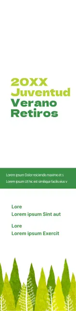 Información sobre el retiro estival de la iglesia verde lima y verde