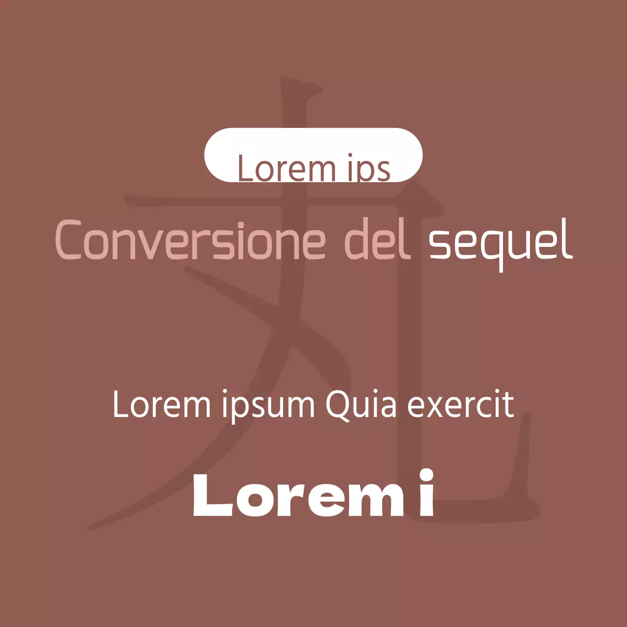 Conversione del sequel