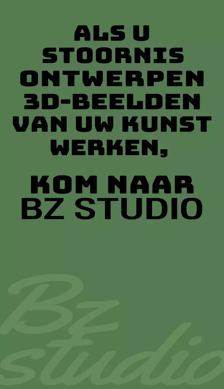 Strak ontwerp met tekst in rustige, stijlvolle kleuren