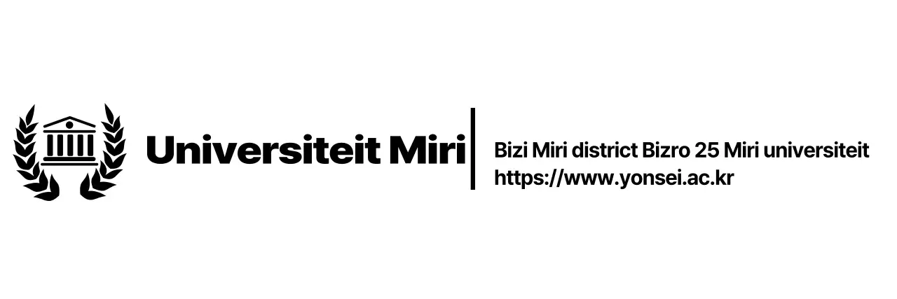 Zwart en eenvoudige moderne symbolen Logo en tekst combinatie lay-out stijl voor universitaire informatie en promotie