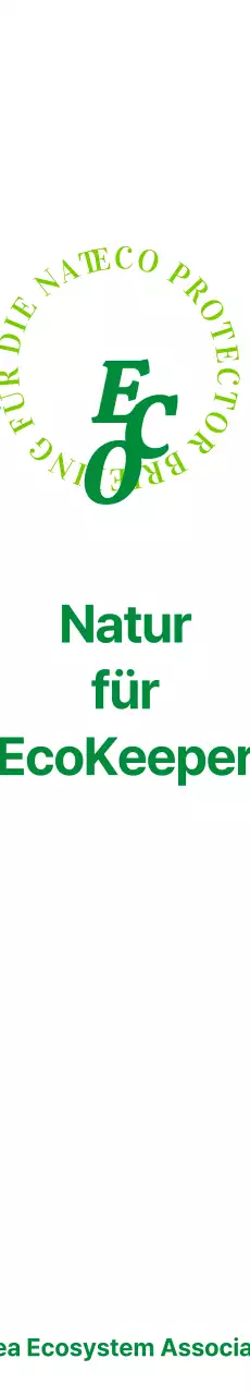 Einfaches Text-Symbol-Logo mit grünem Farbschema Werbung und Promotion für ökologische Vereinigungen