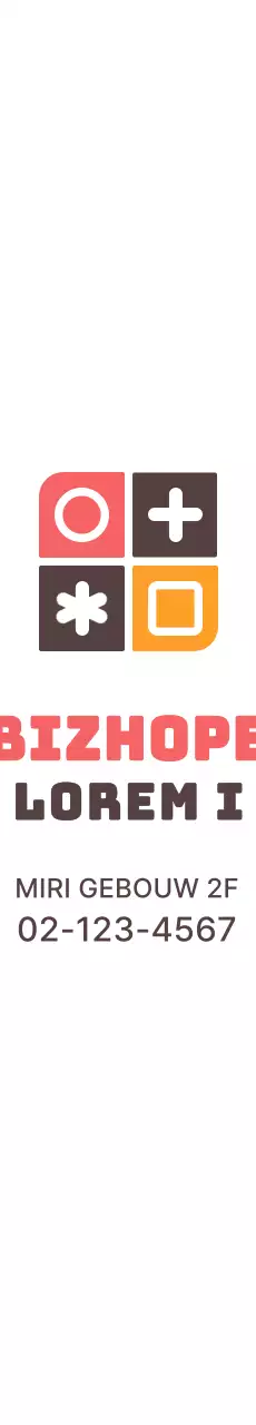 Leuke ronde symbool logo stijl in roze en geel bruine combinatie Informatie en promotie van de familie geneeskunde informatie