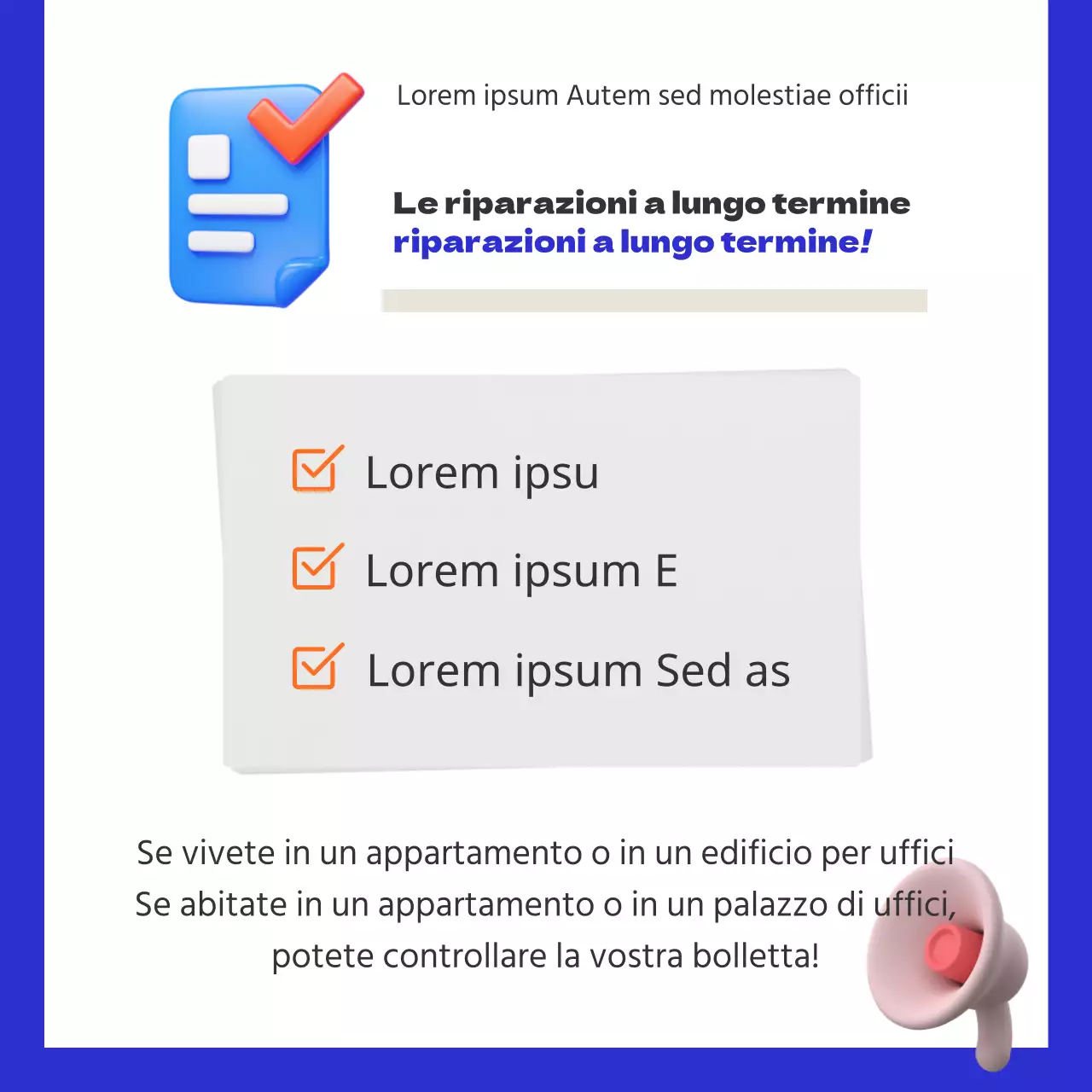 Notizie sulla carta sull'indennità di riparazione a lungo termine della stagione di trasloco autunnale blu-arancio