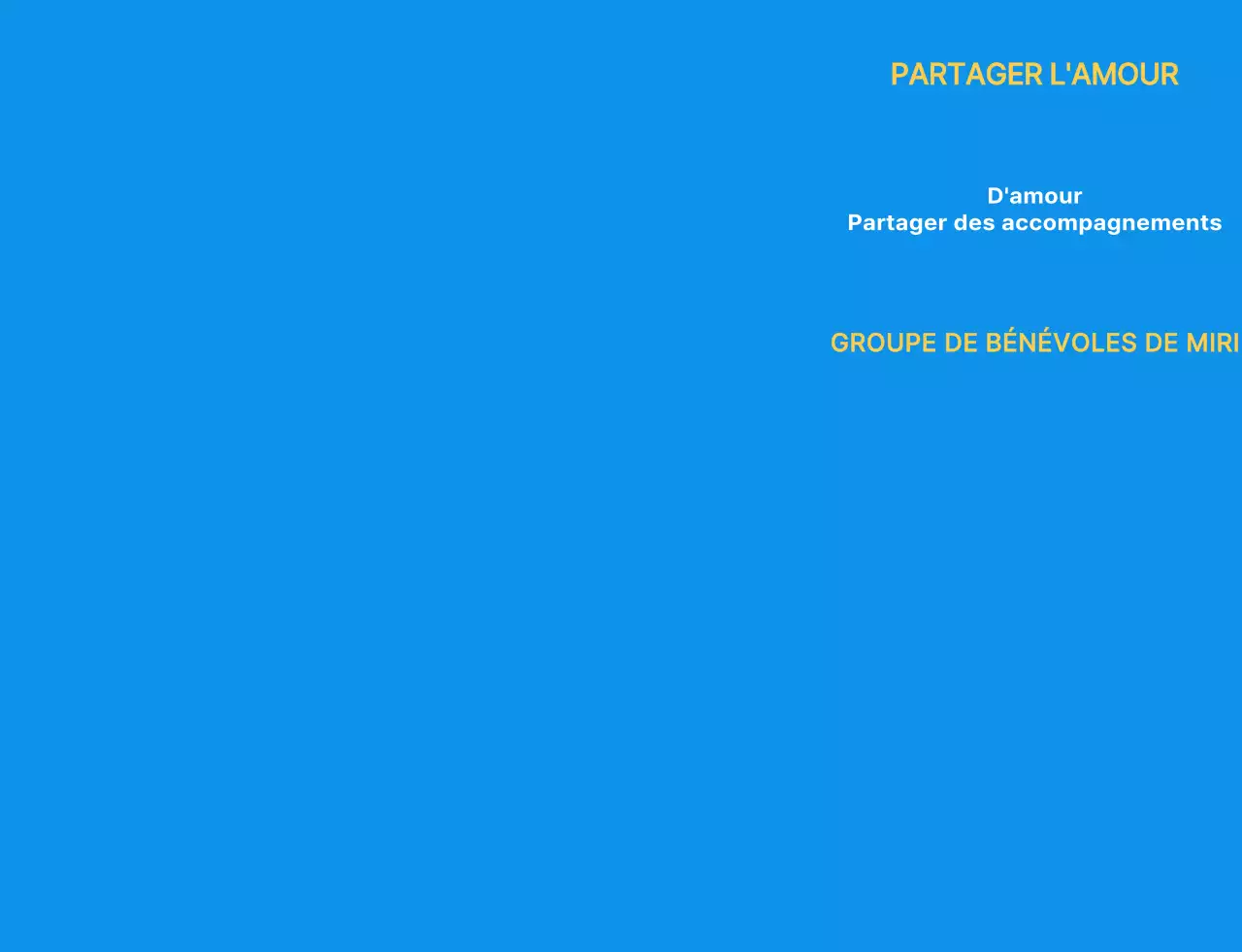 Gilet de bénévole simple avec logo du symbole du bénévolat bleu, blanc et jaune