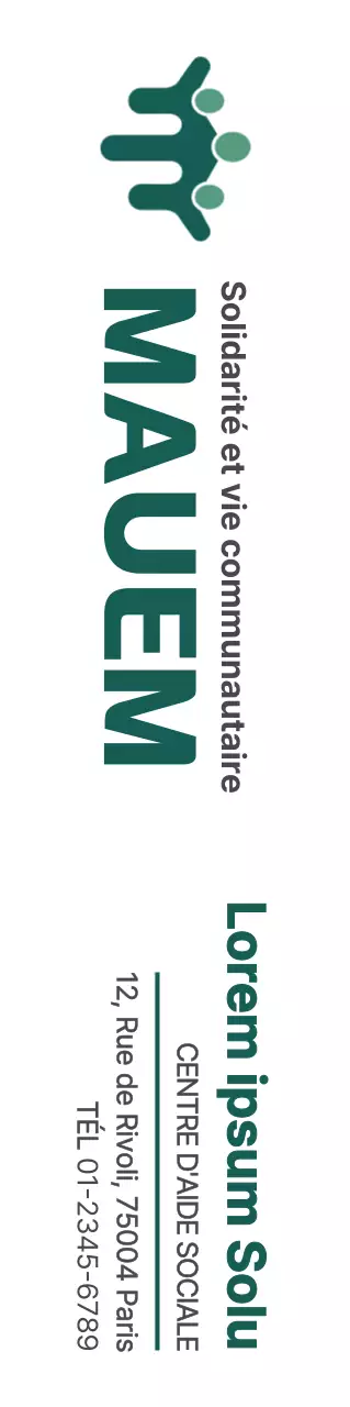 Un logo propre et vert et une description du Centre for Public Administration and Welfare.