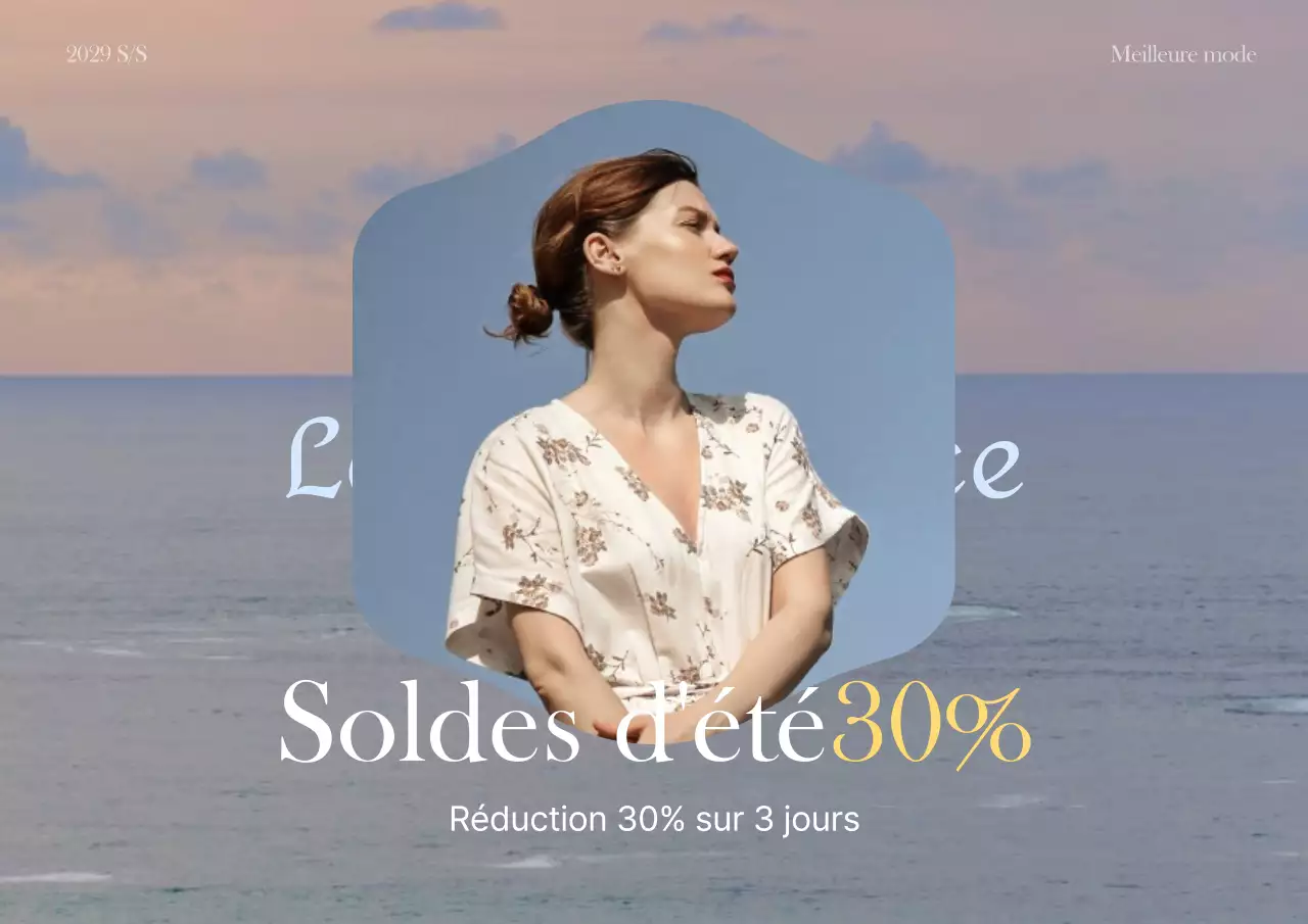 Économisez sur les looks d'été simples et sentimentaux dans des cadres géométriques