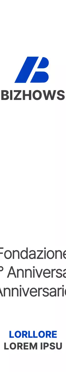 Semplice e pulito alfabeto simbolo logo stile azienda in blu e grigio