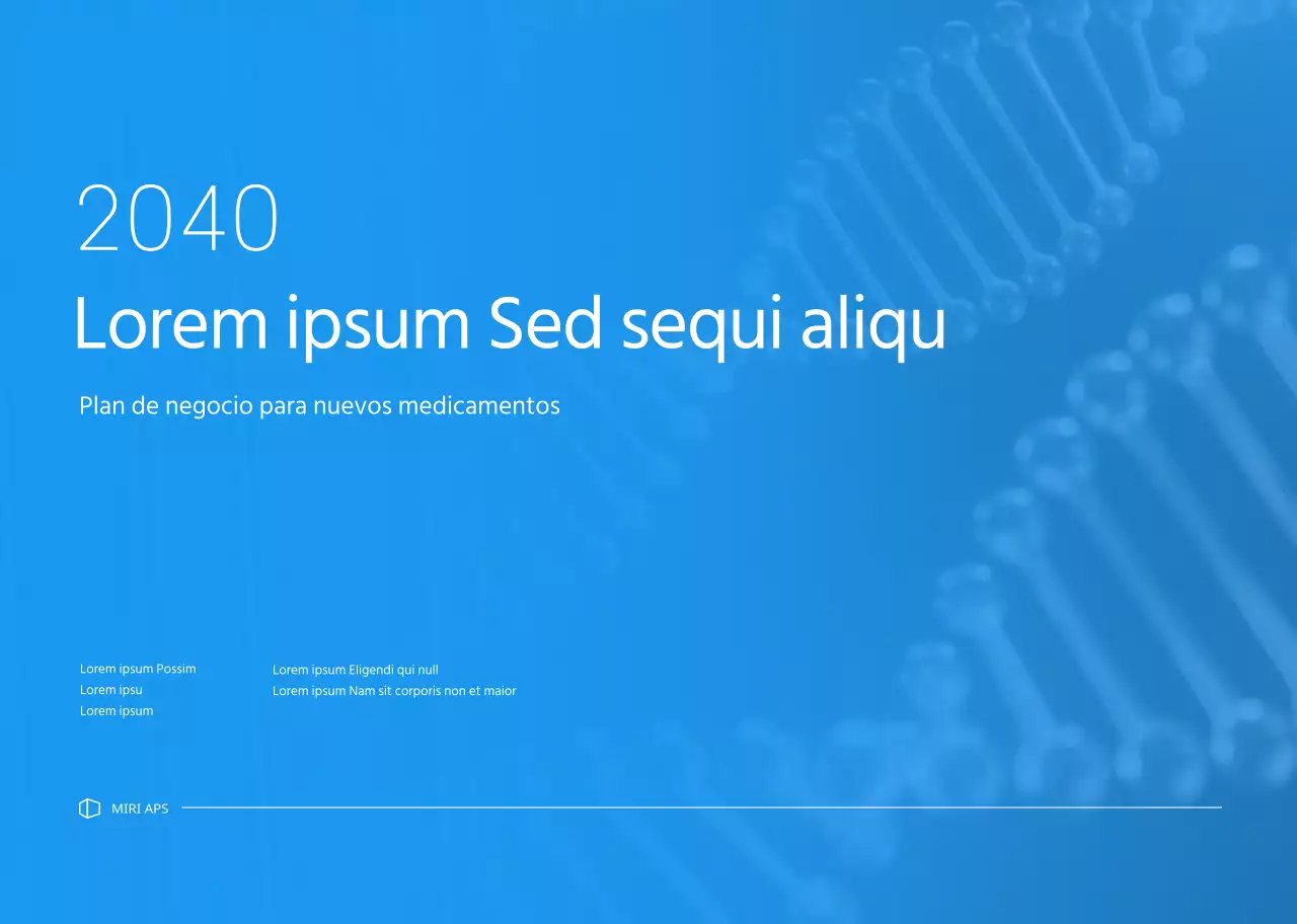 Pulcra encuadernación de resorte de descubrimiento de fármacos de empresa farmacéutica en tonos azules