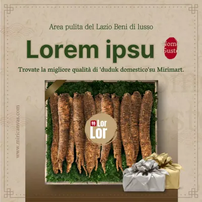 Set regalo di scarabocchi di carta coreani tradizionali verdi e marroni