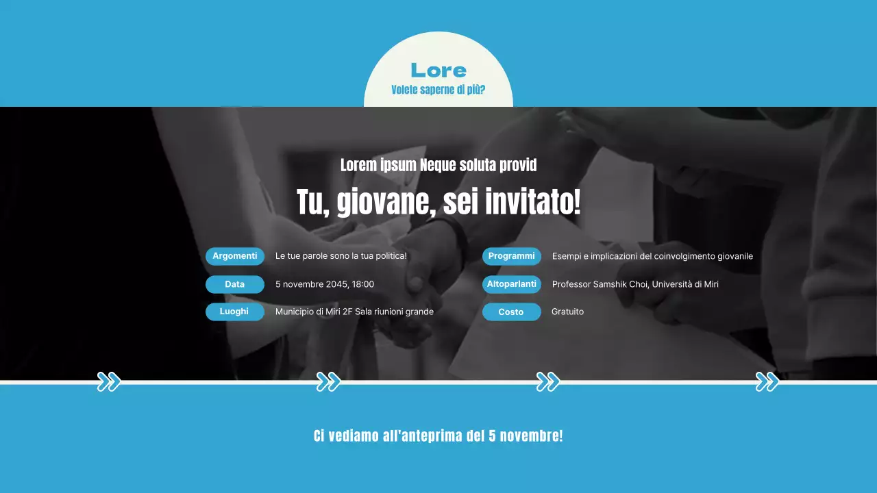 Una proposta semplice, azzurra e gialla, per un codice comunale partecipativo