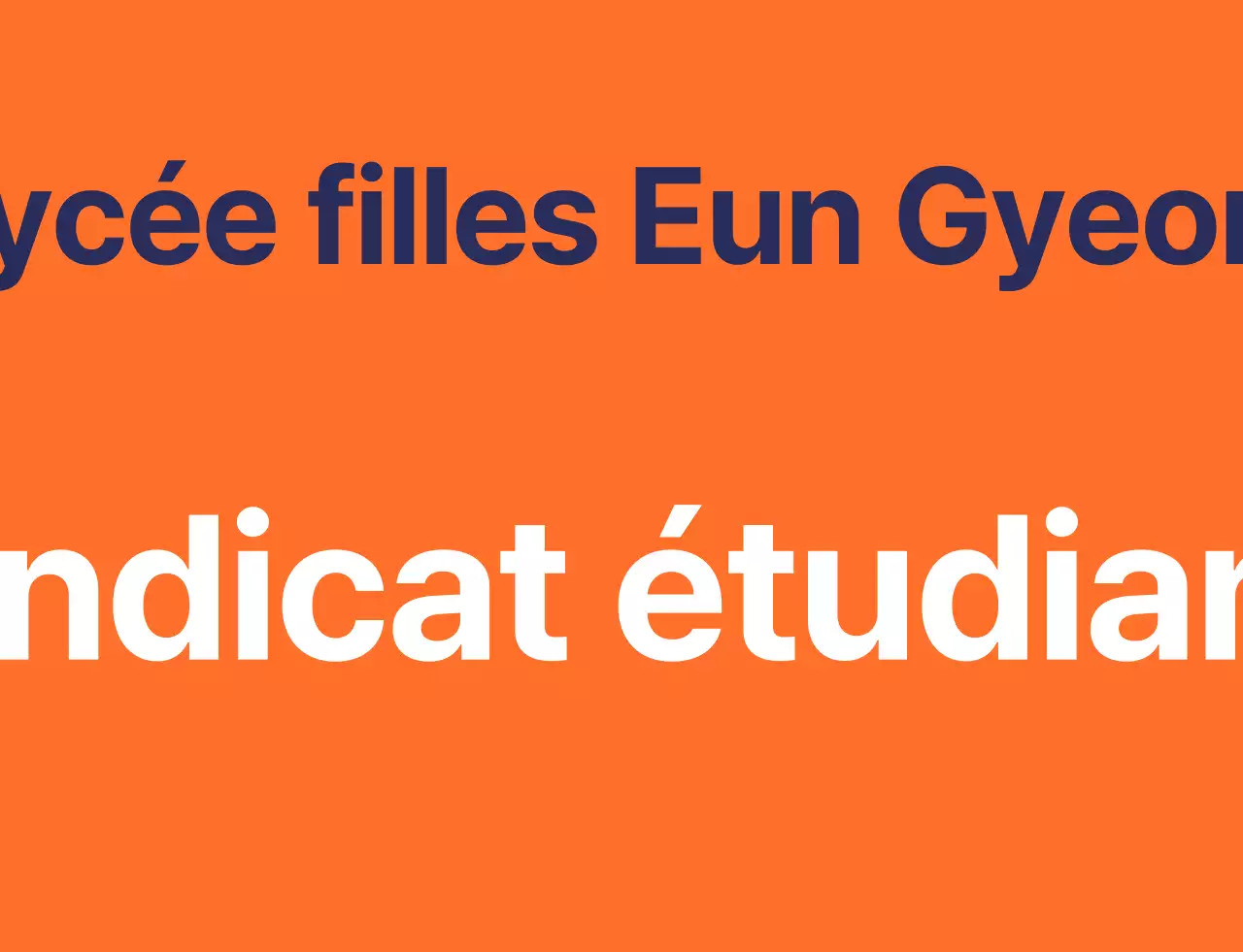 Gilet du conseil des élèves de l'école secondaire avec logo du symbole de l'école orange et bleu marine