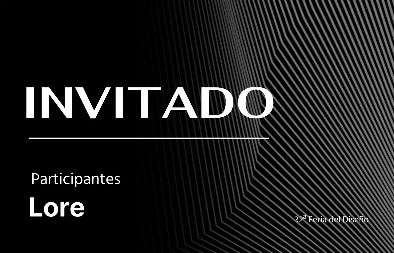 Organizadores de eventos con un diseño centrado en las líneas y las formas