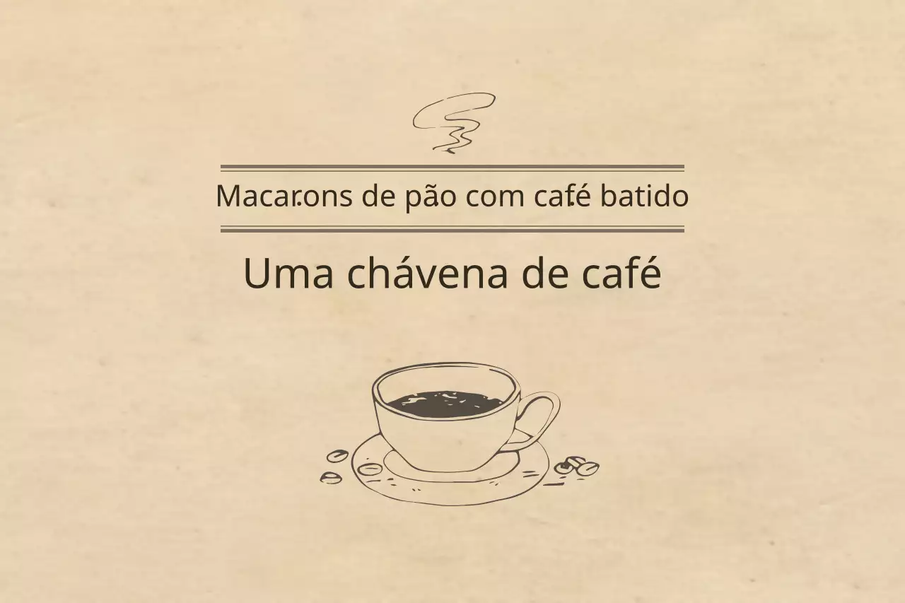 Uma chávena de café