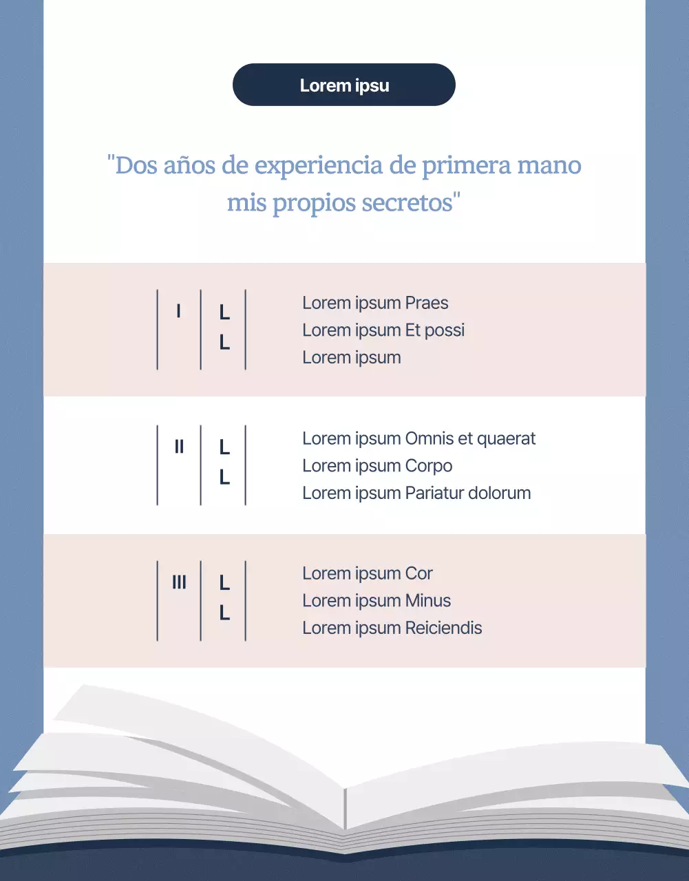 Venta de ebooks en azul y rosa