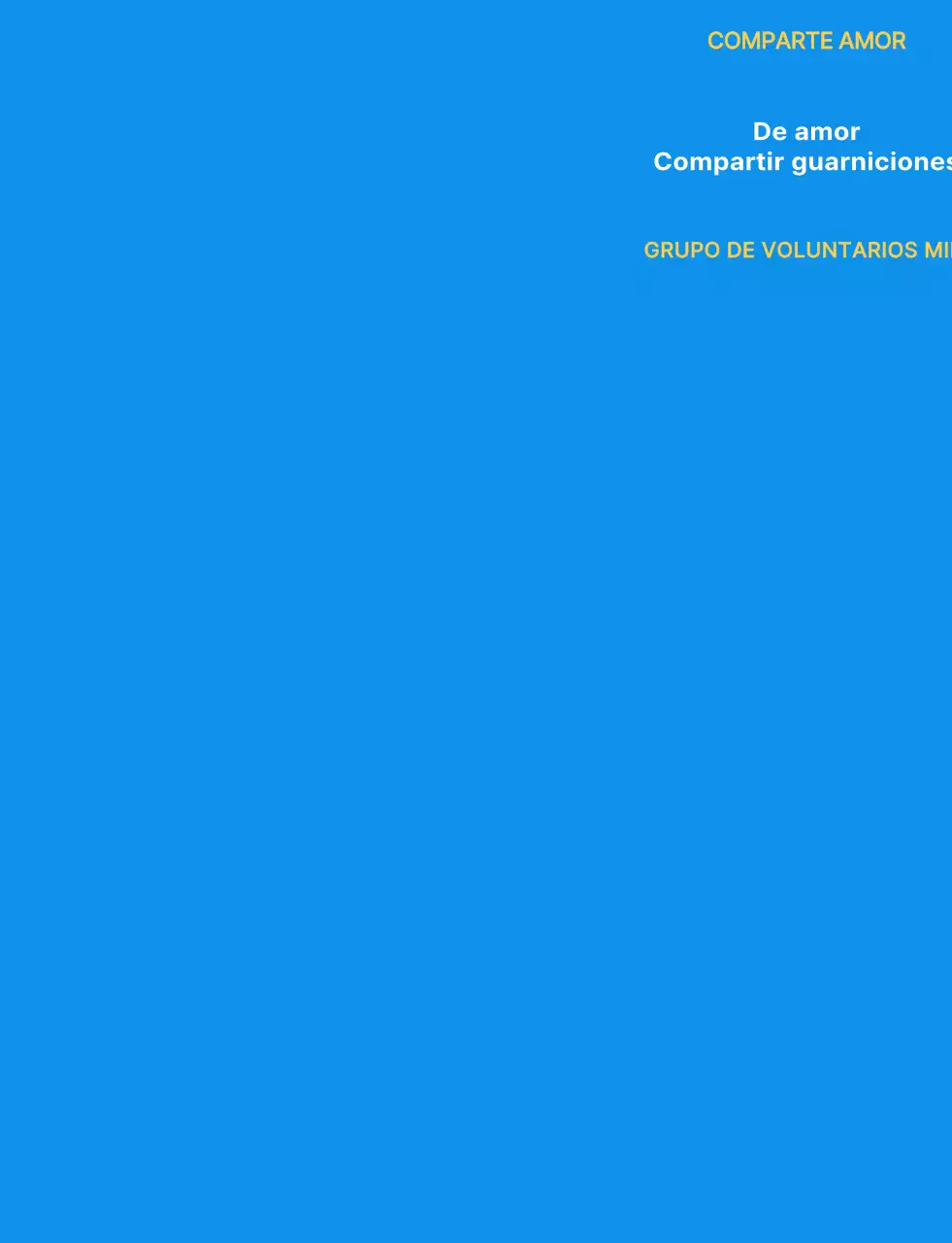 Chaleco sencillo de voluntario con el logotipo del símbolo del voluntario en azul, blanco y amarillo