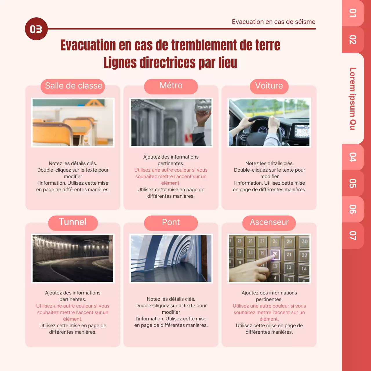 Guide turquoise de préparation aux catastrophes cardnews design