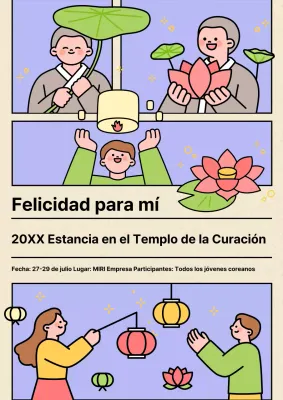 Malva y papel textura ilustrada templo estancia viaje evento