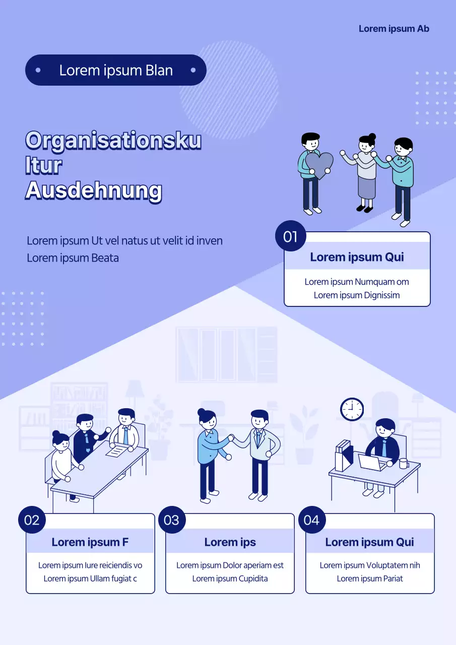 Poster zur Verbesserung der blauen Kultur