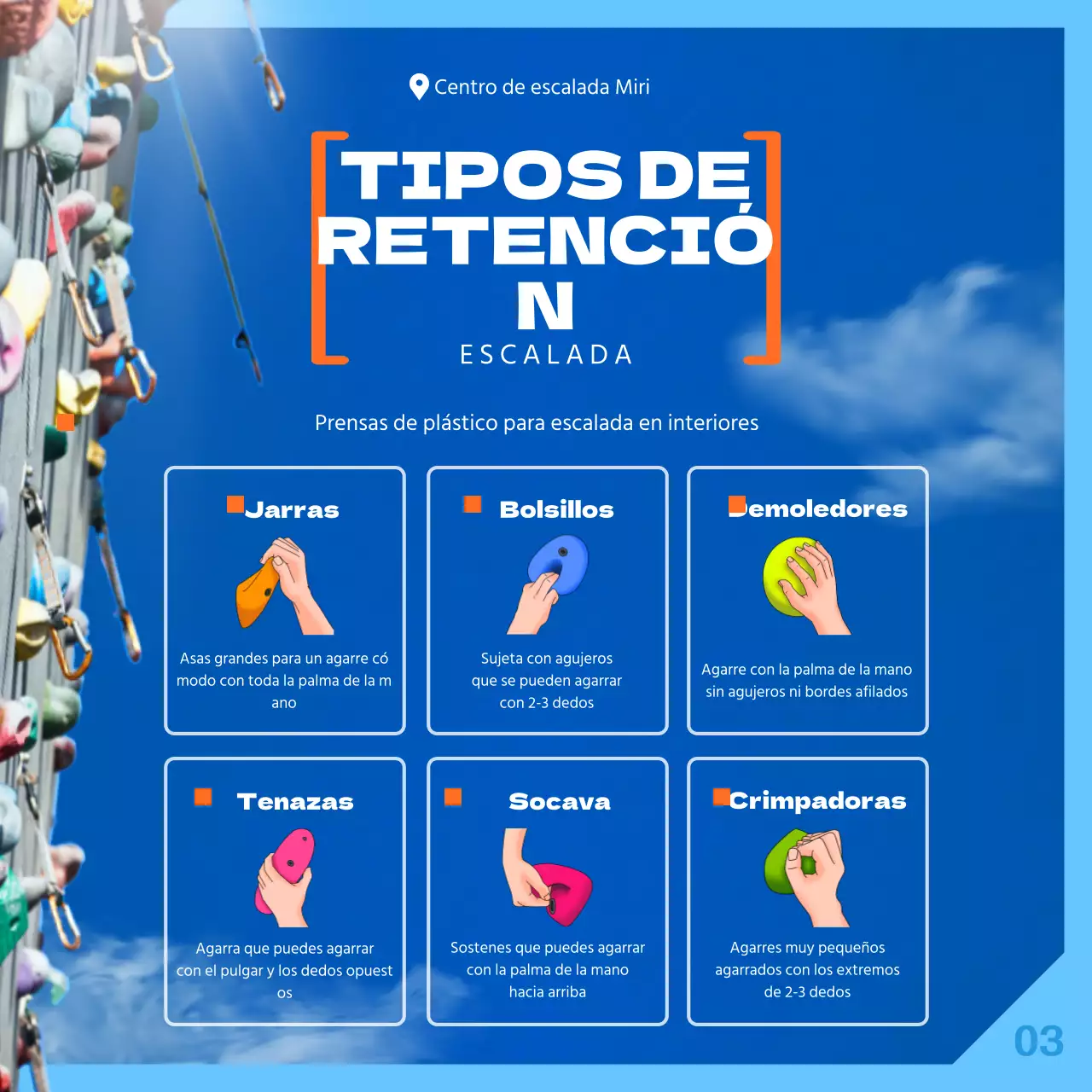 Sobre la subida del concepto de cielo azul y naranja