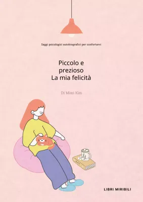 Saggio psicologico con illustrazioni rosa e coccolose