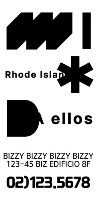 Logotipo de texto sencillo para un kit de iniciación a la empresa