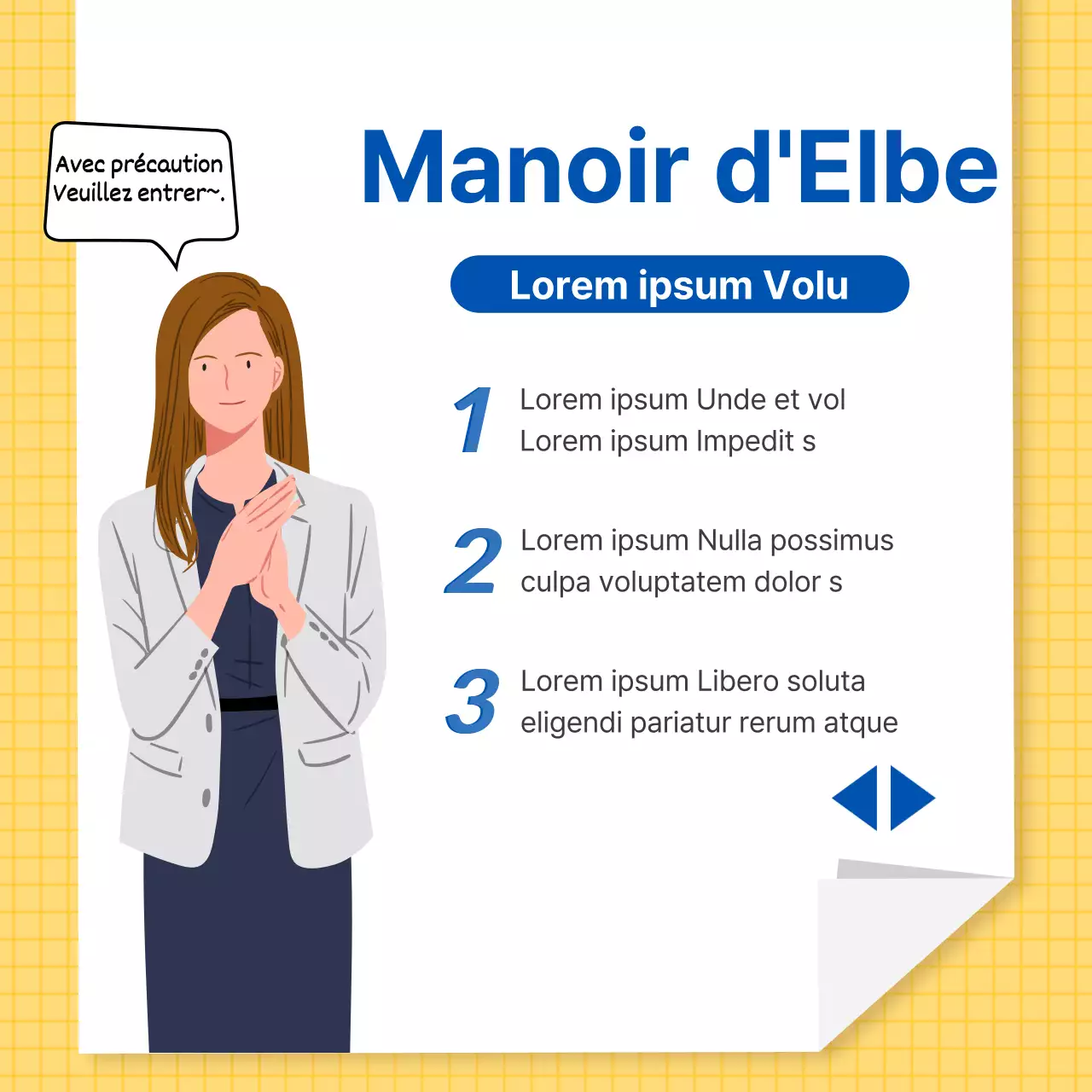 L'étiquette des affaires en jaune et en propre CardNews