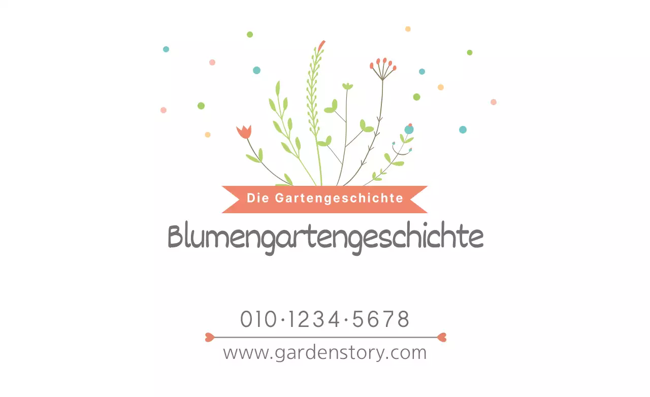 Blumengarten-Geschichte