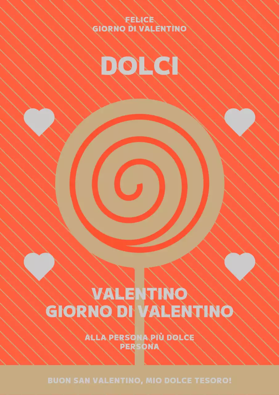 Giornata bianca in arancione e beige