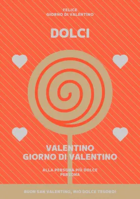 Giornata bianca in arancione e beige