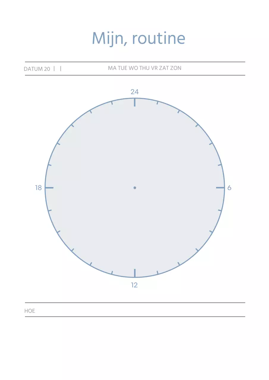 Blauwe vormen eenvoudig plan