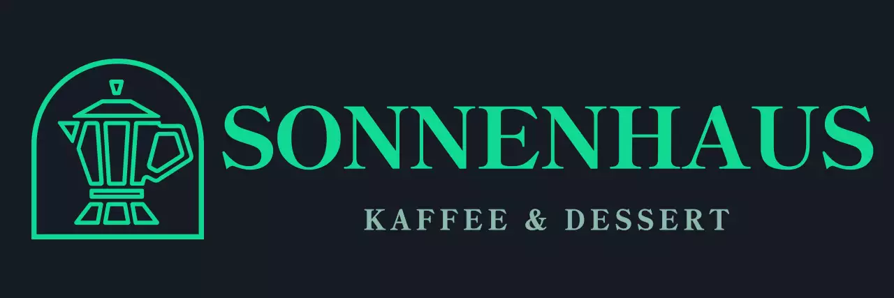 Grüne und weiße einfache moderne Kaffeekanne Symbol Logo-Stil für Cafe Personal