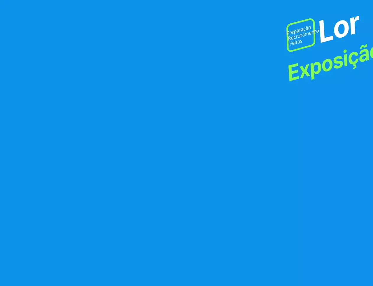 Colete simples azul-verde para pessoal de feira de emprego