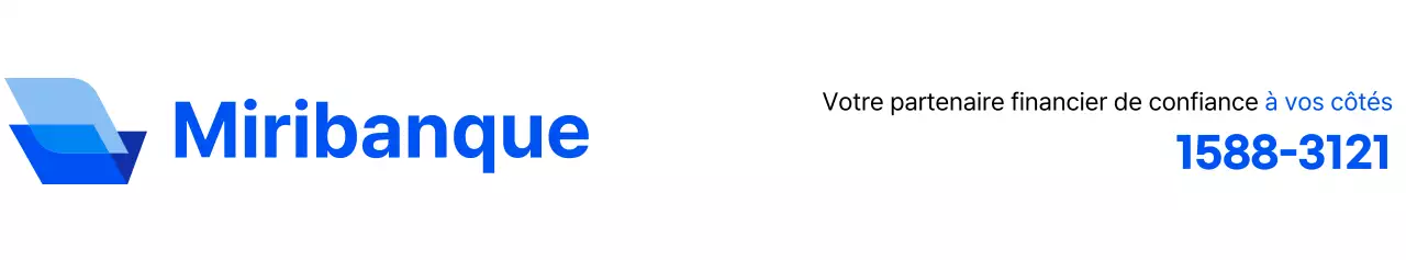 Logo simple et épuré en bleu et noir pour la promotion d'une banque ou d'une entreprise.