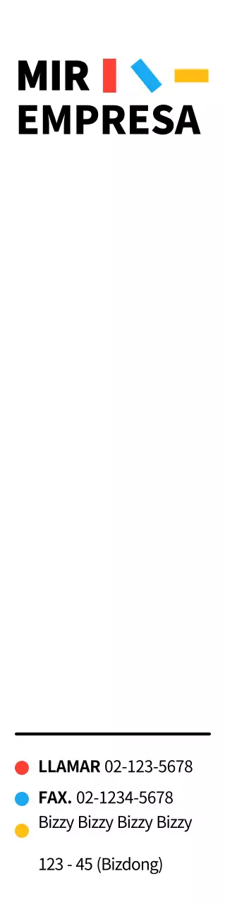 Símbolo negro y colorido de estilo sencillo para la promoción de empresas