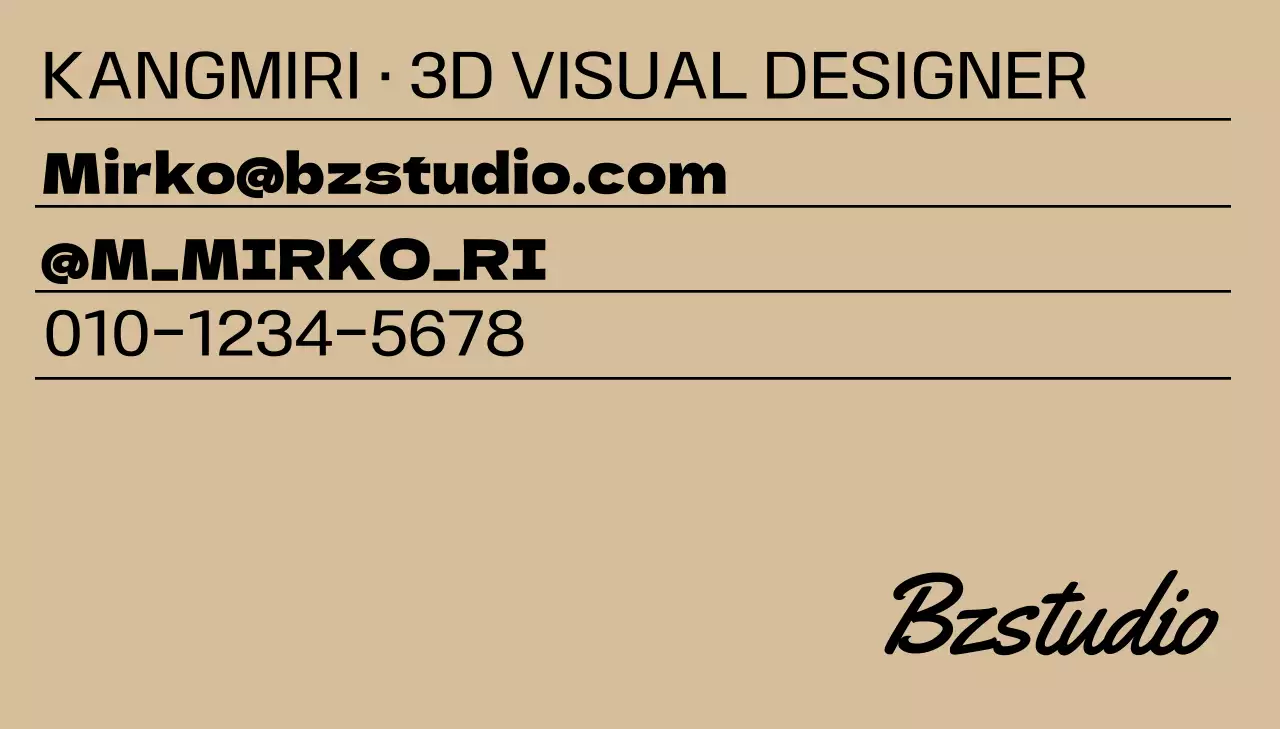 Design elegante con testi dai colori pacati e di classe