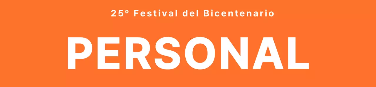 Camiseta del personal del festival de la escuela secundaria en un estilo limpio, naranja y blanco emblema logotipo